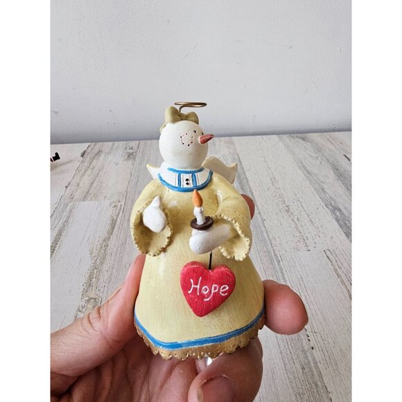 Sandi gore evans Angel snowman ornament hope candle candy cane Xmas tree - Picture 14 of 14